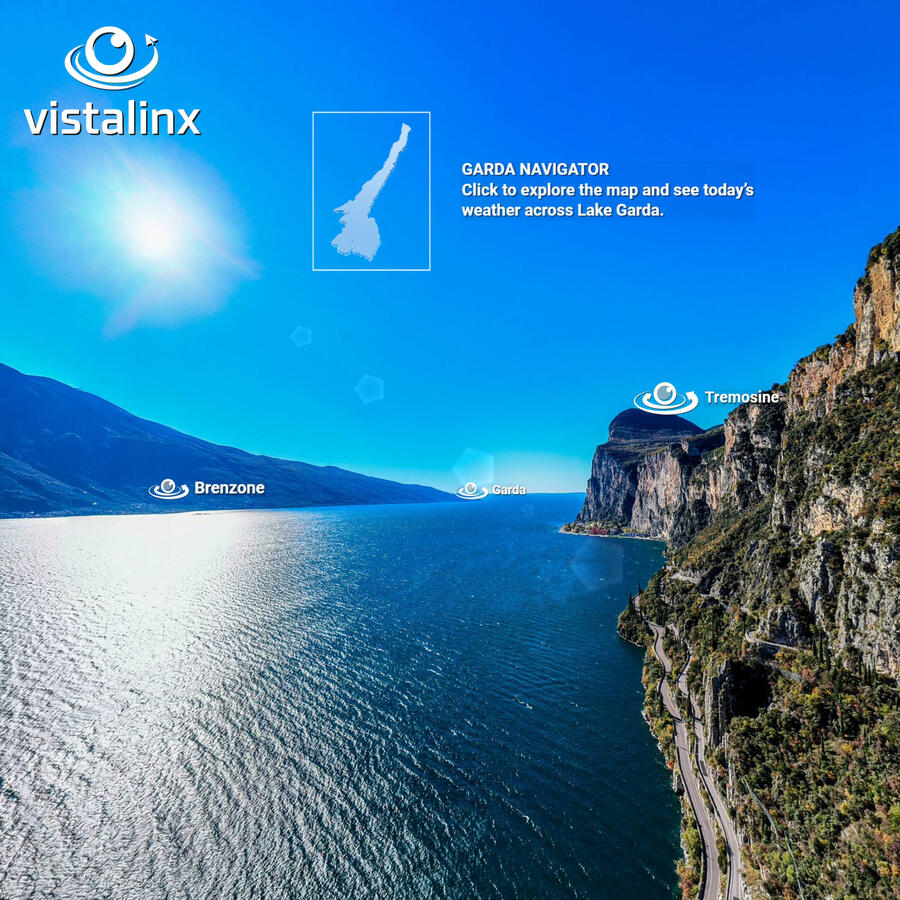 Lake Garda (Italy) Discover Lake Garda like never before with VistaLINX – a 360° immersive experience connecting towns, landscapes, and emotions.