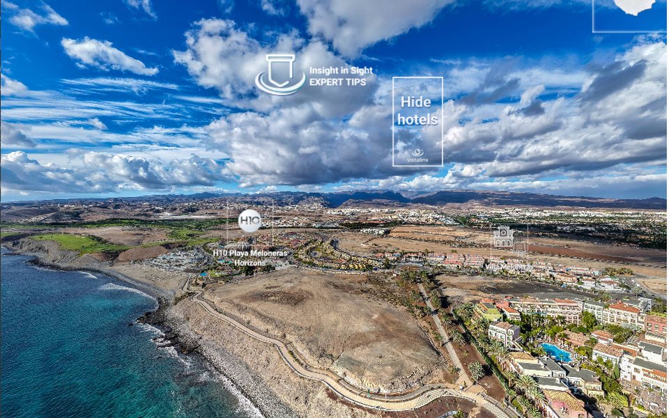 VistaLINX view of Maspalomas and Meloneras